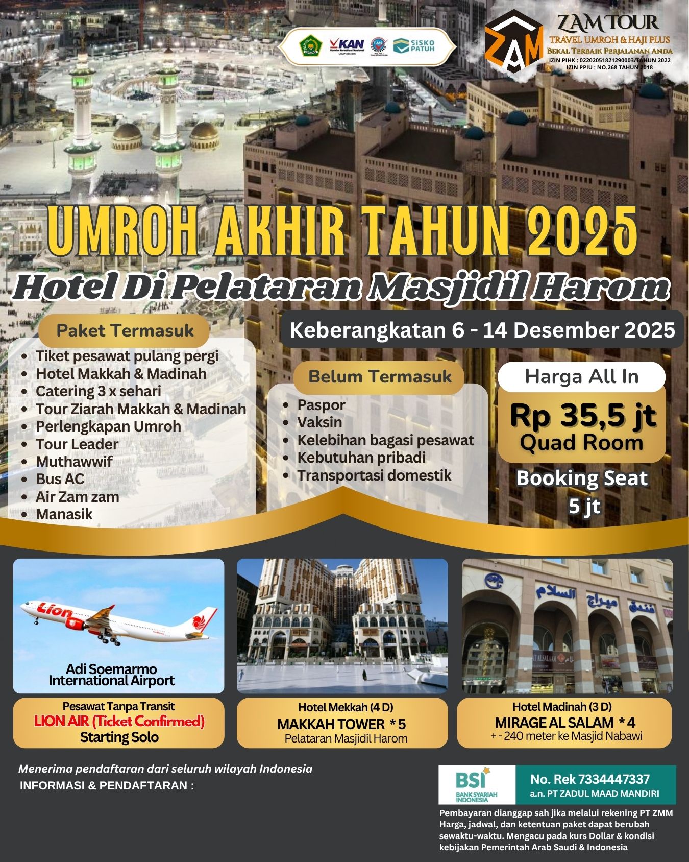UMROH EKSKLUSIF AKHIR TAHUN 2025